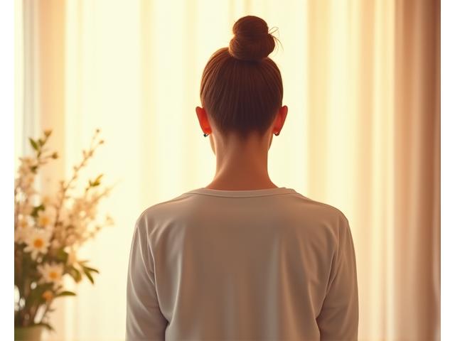 마사지 후 편안하고 이완된 목과 어깨 모습